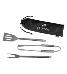 Produktbilde for Andreea Rustfritt Stål 3 stk BBQ Sett