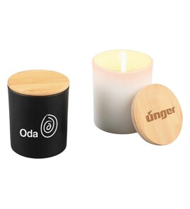 Produktbilde for Deluxe Duftlys med Bambuslokk