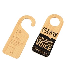 Produktbilde for Valerie Bambus Hengeskilt til Dør