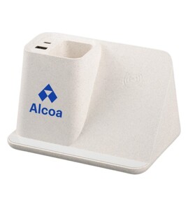 Produktbilde for Ibiza Hvetestrå 10W Trådløs Lader og Penneholder