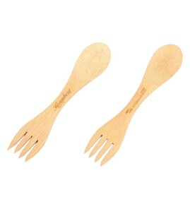 Produktbilde for Evreux Bambus 2-i-1 Gaffel og Skje