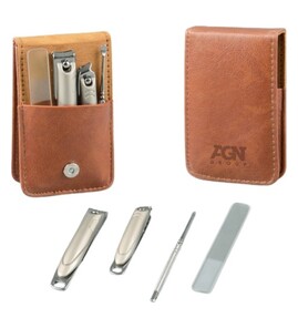 Produktbilde for Amanda PU Lær Manikyrsett