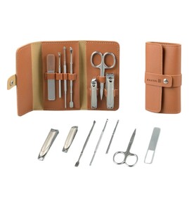 Produktbilde for Kajani PU Lær Manikyrsett