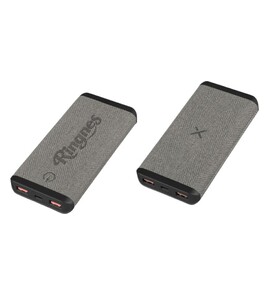 Produktbilde for Bucharest 10.000 mAh Lær Trådløs Powerbank