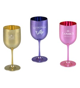 Produktbilde for Haag 480 ml Plast Vinglass med Skinnende Finish