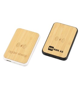 Produktbilde for Camden 5000 mAh Bambus Trådløs Powerbank