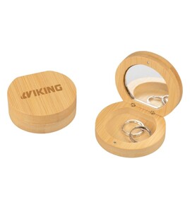 Produktbilde for Miskol Bambus Smykkeskrin med Lommespeil