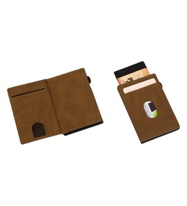 Produktbilde for Arosa Resirkulert Aluminium og PU RFID Kortholder