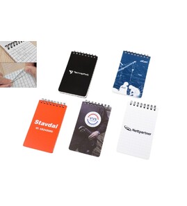 Produktbilde for Faro Liten Notatbok med Beskyttende Plastomslag