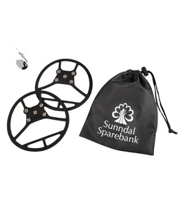 Produktbilde for Irani Runde Brodder til Sko med Nylonpose 