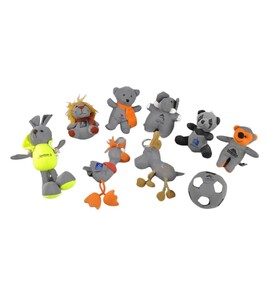 Produktbilde for Myk Refleksbamse/-leke m/Nøkkelring