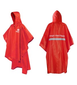 Produktbilde for Varo PU og Nylon Regnfrakk med Refleksstripe Regnponcho