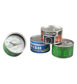 Produktbilde for Cuxhaven Blikkboks Klokke med Magnet