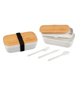 Produktbilde for Deluxe 750 ml Matboks med Bambuslokk
