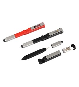 Produktbilde for Calevi Rustfritt Stål 10-i-1 Kulepenn med Multifunksjoner