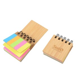 Produktbilde for Alva Bambus Notatlapper med Spiralbok