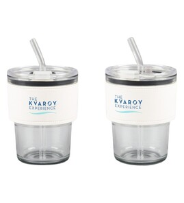 Produktbilde for Edith 340 ml Glasskopp med Resirkulert PU-grep