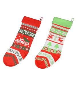 Produktbilde for Kalundborg Akryl Strikket Julestrømpe