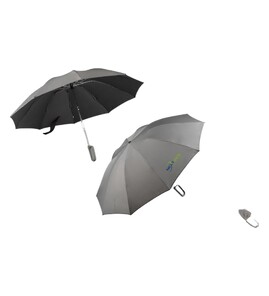 Produktbilde for Kivra RPET 23” Sammenleggbar Paraply med Reflekterende Kant