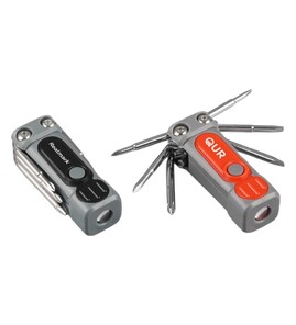 Produktbilde for Miro 8-i-1 Resirkulert Plast Skrutrekkersett med Lommelykt