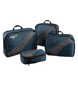 Produktbilde for GRS Resirkulert Nylon 4 stk Organiseringssett til Bagasje