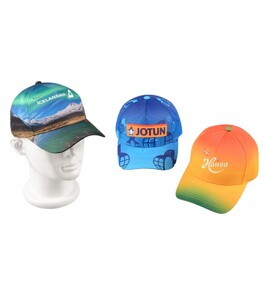 Produktbilde for Heltrykket Klassisk Polyester Caps