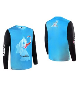 Produktbilde for Cavi RPET Fullfargetrykket Langermet Teknisk T-skjorte