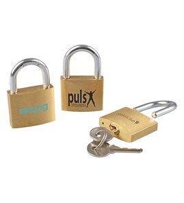 Produktbilde for Green Bay Solid Messing Hengelås med Nøkler