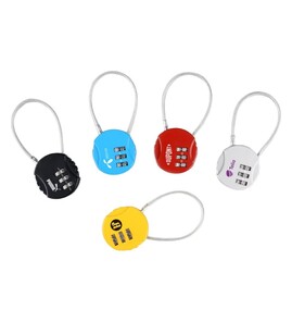 Produktbilde for Gjermund Rund Kombinasjonslås med Kabel