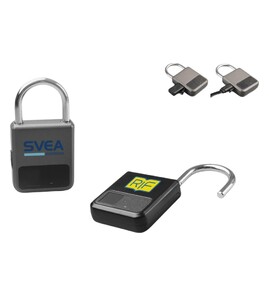 Produktbilde for Karsten Smart Fingeravtrykk Hengelås m/USB-nøkkel