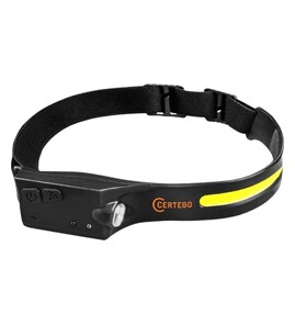 Produktbilde for Lior Oppladbar Hodelykt med Bevegelsessensor