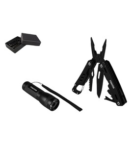 Produktbilde for Icon 11-i-1 Multiverktøy & COB Lommelykt i Gaveesett