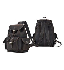 Produktbilde for Aksu Retro Lær 18L Ryggsekk