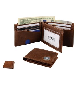 Produktbilde for Ayding Lær RFID Lommebok