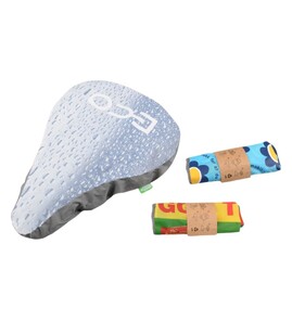 Produktbilde for Novi RPET Fullfargetrykket Refleks Sykkelsetetrekk 