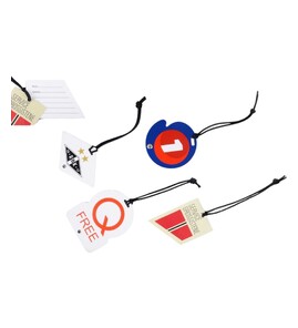 Produktbilde for Egen Form Dobbel PVC Bagasjelapp