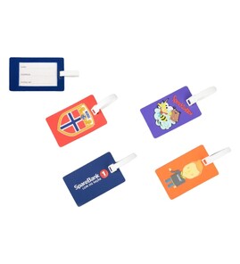 Produktbilde for Myk Gummi 3D Bagasjelapp