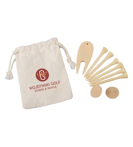 Produktbilde for Velo Bambus og Økologisk Bomull Golf Tilbehørssett