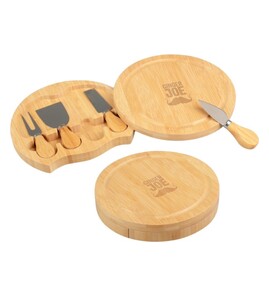 Produktbilde for Crosse Bambus Ostebrett og Knivsett