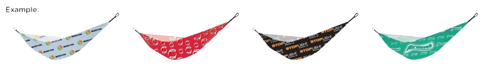 Produktbilde for Elira RPET Fullfargetrykket Bærbar Hengekøye 