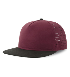 Hovedminiatyrbilde av Burgundy/Black Atlantis Bank Five-S Resirkulert Polyester Caps