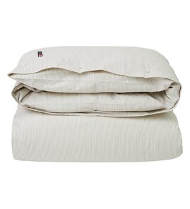 Hovedminiatyrbilde av Pin Point Beige/White Lexington Pin Point Bomull Dynetrekk 