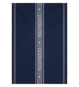 Hovedminiatyrbilde av Dress/Blue Lexington Icons Jacquard Bomull Kjøkkenhåndkle