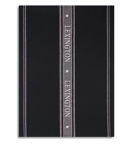 Hovedminiatyrbilde av Black/White Lexington Icons Jacquard Bomull Kjøkkenhåndkle