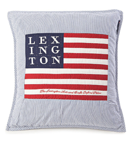 Hovedminiatyrbilde av Blue (LX)/White Lexington Logo Art & Crafts Bomull Pynteputetrekk