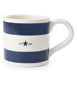 Hovedminiatyrbilde av Offwhite/Navy Lexington Earthenware  Keramisk Kopp