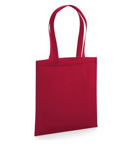 Hovedminiatyrbilde av Classic Red Westford Mill Premium 200 g/m2 Økologisk Bomull 10L Handlenett