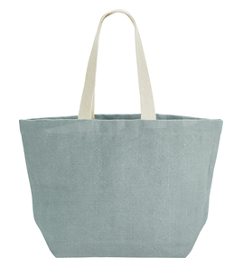 Hovedminiatyrbilde av Duck Egg Blue Westford Mill Soft Washed Jute 34L Strandveske