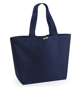 Hovedminiatyrbilde av French Navy Westford Mill Marina XL EarthAware® 340 g/m2 Økologisk Bomullskanvas 30L Shoppingbag