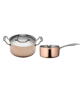 Produktbilde for Blomsterbergs Kobber Gryte og Kasserolle